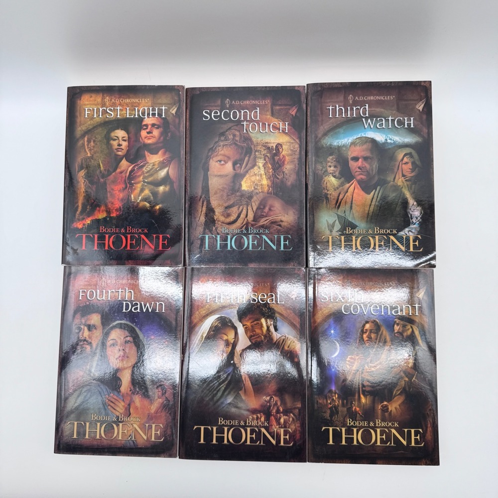 Bodie & Brock Thoene Book Set Adult  Brown A.D. Chronicles 1-6 Paperback